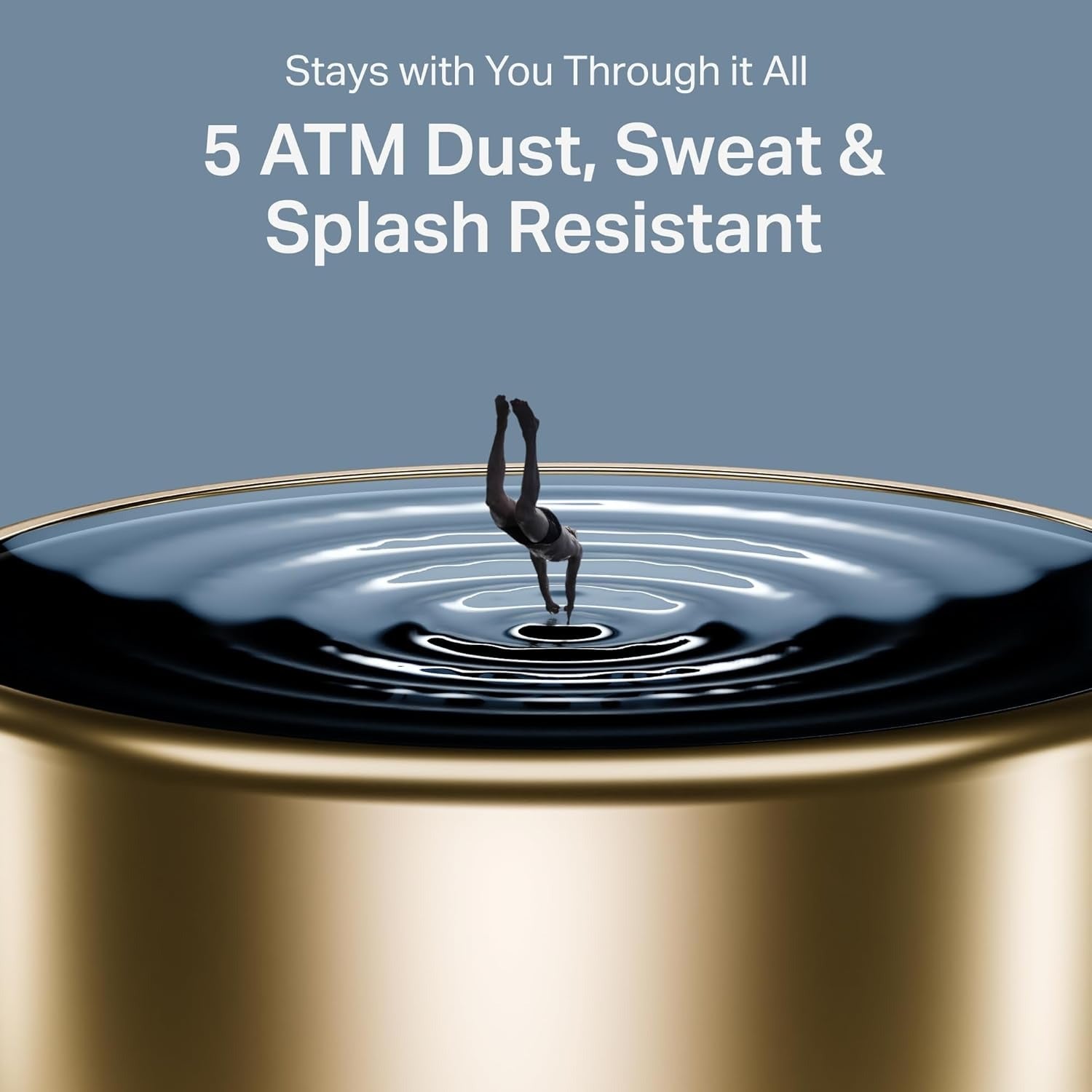 New Launch SmartRing Active Plus, Auto Heart Rate, Sleep, SpO2, Stress & Skin Temperature Monitor, Stainless-Steel Build, Lightweight, 30-Days Battery, Magnetic Charging Case(8, Rose Gold)