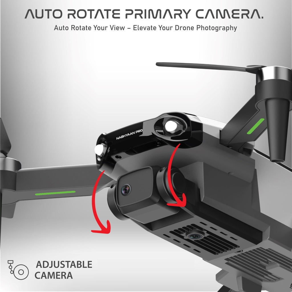 FalconEdge PRO Drone 1080 WHITE | BRUSHLESS Motor | WiFi HD 1080P + 720 P FPV Dual Camera Drone